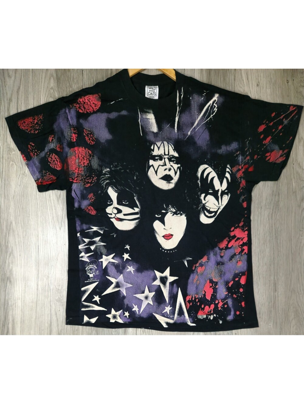 Vintage 90's KISS 1996 1997 Concert Tour T Shirt XL Limited Rare #12